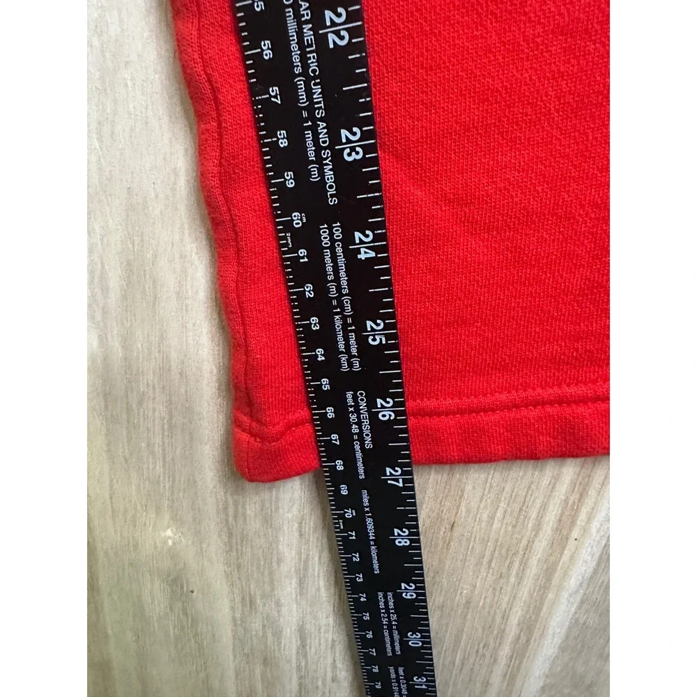 Victoria's Secret PINK Red Wide Leg Pintuck‎ Fleece Sweatpants Womens Small - Picture 6 of 8